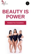 How beyondbeautyplasticsurgery.com looks like on a mobile device such as an iPhone.