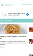 How bezzia.com looks like on a mobile device such as an iPhone.