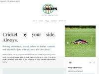 Desktop screenshot for cricbys.com