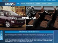Desktop screenshot for tempotravellerrentindelhi.com