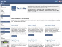 Desktop screenshot for techonthenet.com