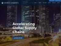 Desktop screenshot for choicelogistics.com