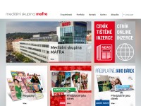 Desktop screenshot for mafra.cz