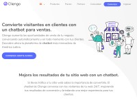 Desktop screenshot for cliengo.com