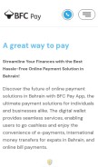 How bfcpay.com looks like on a mobile device such as an iPhone.