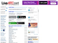 Desktop screenshot for liveatc.net