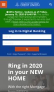 How bfsfcu.org looks like on a mobile device such as an iPhone.