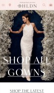 How bhldn.com looks like on a mobile device such as an iPhone.