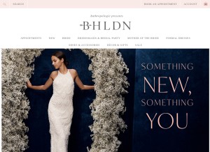 How bhldn.com looks like on a tablet such as an iPad.