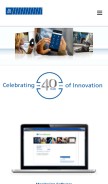 How bi.com looks like on a mobile device such as an iPhone.