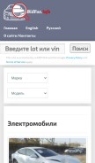 How bidfax.info looks like on a mobile device such as an iPhone.