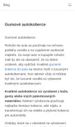 How bieleniezubovdoma.sk looks like on a mobile device such as an iPhone.