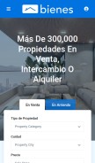 How bienes.com.co looks like on a mobile device such as an iPhone.