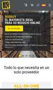 How bigbuy.eu looks like on a mobile device such as an iPhone.