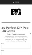 How bigdiyideas.com looks like on a mobile device such as an iPhone.
