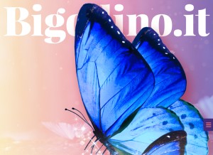 How bigodino.it looks like on a tablet such as an iPad.