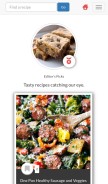 How bigoven.com looks like on a mobile device such as an iPhone.