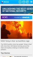 How bigpond.com looks like on a mobile device such as an iPhone.