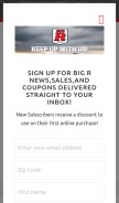 How bigronline.com looks like on a mobile device such as an iPhone.