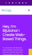 How bijutoha.com looks like on a mobile device such as an iPhone.