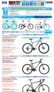 How bikesdirect.com looks like on a mobile device such as an iPhone.