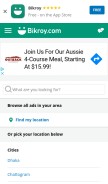 How bikroy.com looks like on a mobile device such as an iPhone.