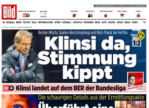 How bild.com looks like on a tablet such as an iPad.