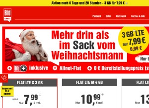 How bildconnect.de looks like on a tablet such as an iPad.