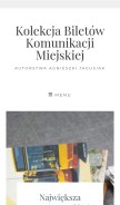 How biletykomunikacyjne.pl looks like on a mobile device such as an iPhone.