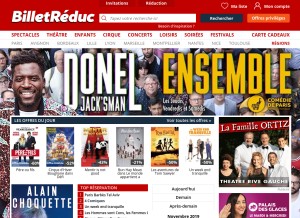 How billetreduc.com looks like on a tablet such as an iPad.
