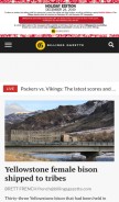 How billingsgazette.com looks like on a mobile device such as an iPhone.