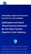 How binaryracks.com looks like on a mobile device such as an iPhone.