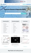 How bio-protocol.org looks like on a mobile device such as an iPhone.