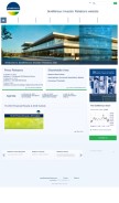 How biomerieux-finance.com looks like on a mobile device such as an iPhone.
