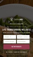 How bistromd.com looks like on a mobile device such as an iPhone.