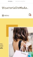 How bisuteriademoda.es looks like on a mobile device such as an iPhone.