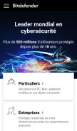 How bitdefender.com looks like on a mobile device such as an iPhone.