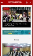 How bitterwinter.org looks like on a mobile device such as an iPhone.