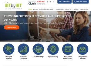 How bitxbit.com looks like on a tablet such as an iPad.