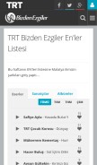 How bizdenezgiler.com looks like on a mobile device such as an iPhone.