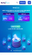 How bizflycloud.vn looks like on a mobile device such as an iPhone.