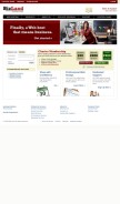 How bizland.com looks like on a mobile device such as an iPhone.