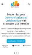 How bizportals365.com looks like on a mobile device such as an iPhone.