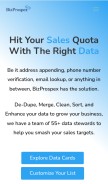 How bizprospex.com looks like on a mobile device such as an iPhone.