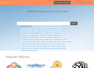 How bjambis.com looks like on a tablet such as an iPad.