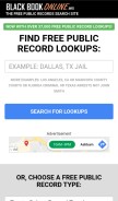 How blackbookonline.info looks like on a mobile device such as an iPhone.
