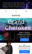 How blackopsautoworks.com looks like on a mobile device such as an iPhone.