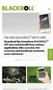 How blackroll.com looks like on a mobile device such as an iPhone.