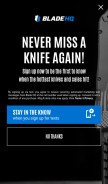 How bladehq.com looks like on a mobile device such as an iPhone.