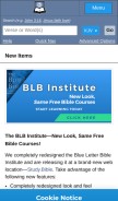 How blb.org looks like on a mobile device such as an iPhone.
